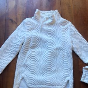 Only worn once. Beautiful but snug in my arms. Thumb holes and pockets.